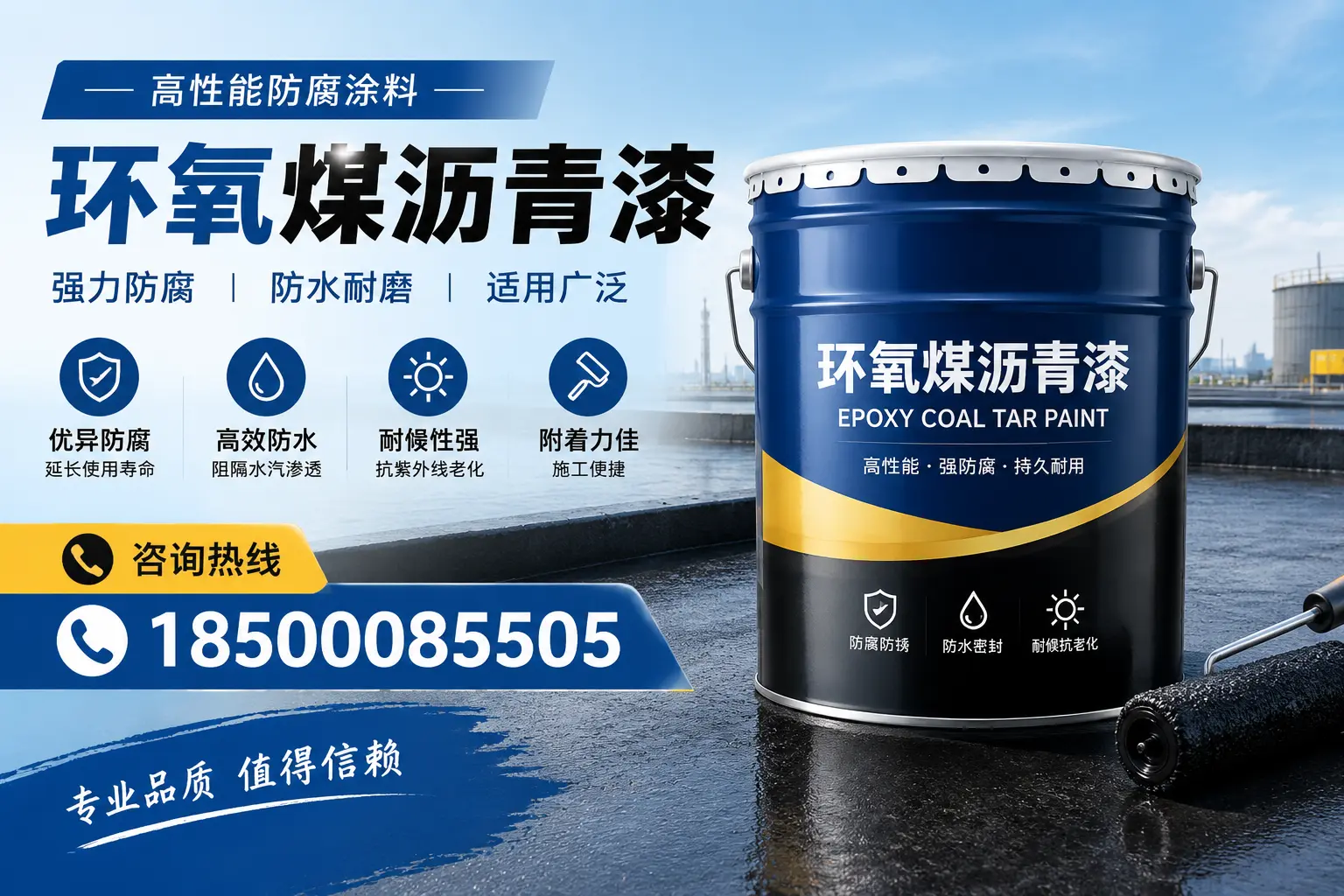 环氧煤沥青漆的主要成分与功能,吐鲁番用户深度了解