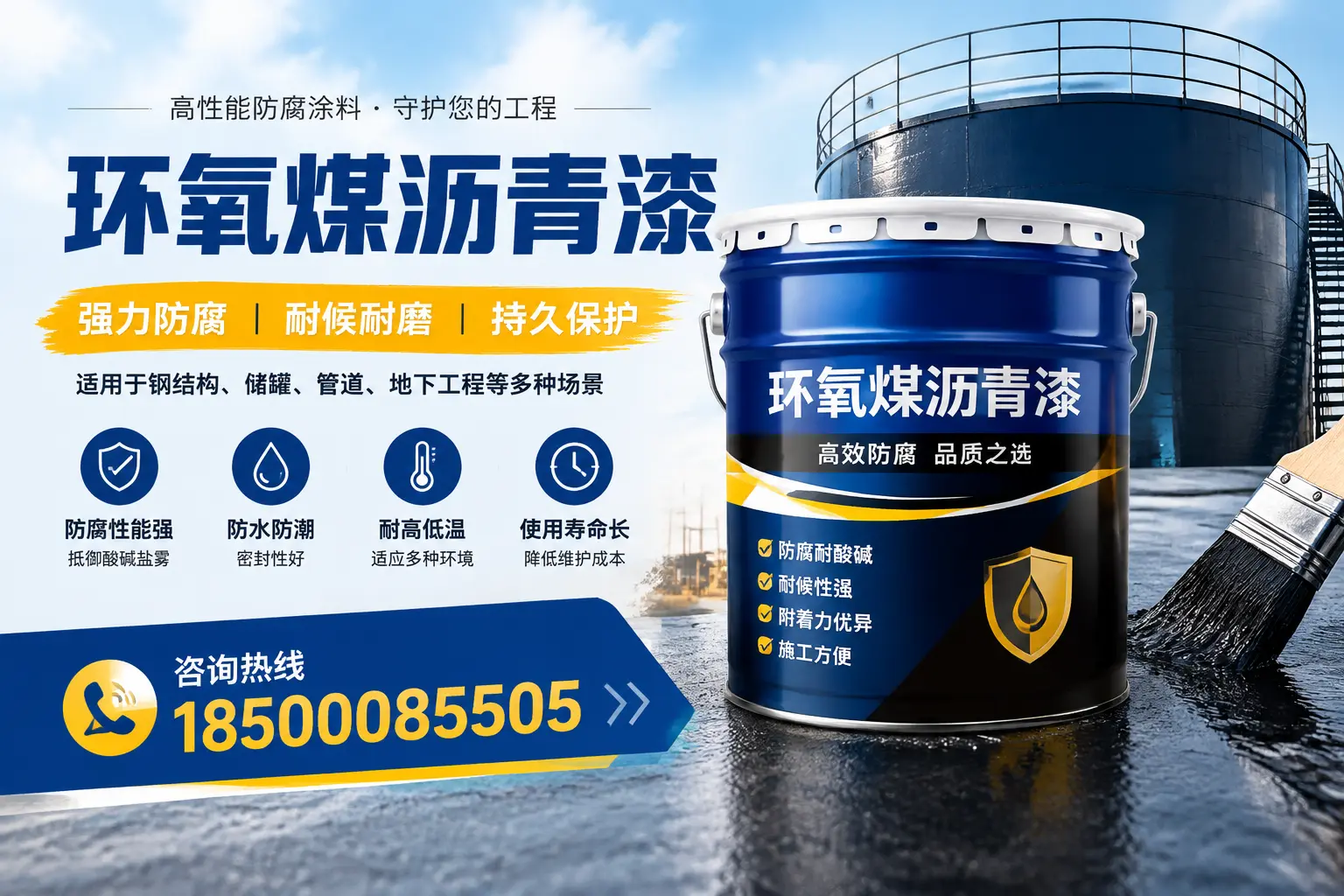 环氧煤沥青漆在工业中的应用,吐鲁番企业的选择